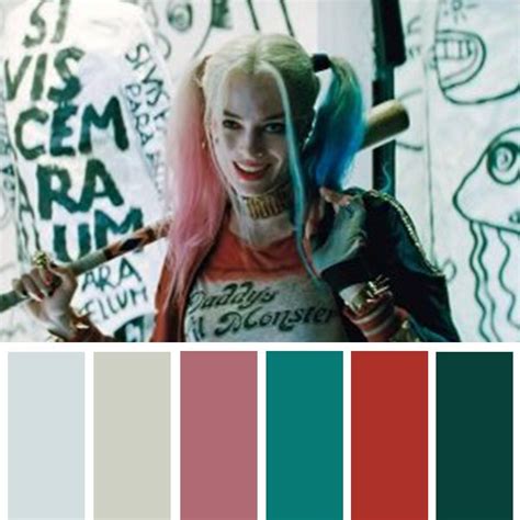 harley quinn hair colors|Harley Quinn Color Codes